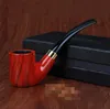 Ultime bachelite pipa in plastica 2 stili modelli pot mano tabacco sigaretta filtro a base di erbe suggerimenti tubi accessori per utensili