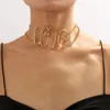 Choker Jewelry przesadzona litera fajny naszyjnik sasa vintage moda