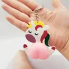 Plush Dolls 1PC Squeeze Butt Key Ring Fidget Doll Cartoon Mini Keychain Squishy Ball Novelty Gift Interactive Anxiety Toy For Kids 230807