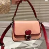 Torba designerska torba miękka luksusowa torebka torba crossbody dżinsowa torba na ramię dla kobiet oryginalna skóra moda borse litery lady cross body