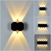 Wall Lamp Factory Direkt utomhusvattentät ljus Creative Design Nordic Style Minimalist Garden Gate LED