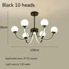 Lampy wiszące Lampa LED Nordic Luksusowa kreatywna gałąź szklana bąbelka wnętrza salonu w zawieszeniu światła