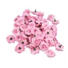 Fiori decorativi Rosa artificiale 50 rose per esposizione di nozze da sposa Decorazione per torte per feste in casa Vestiti per cappelli Scatola per regali artigianali fai-da-te