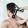 Helkropp Massager Electric Massage Gun Deep Relax Salud Tissue Percussion Muscle Pain Relief LCD Display Masajeador gratis anpassad 230807