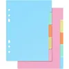 Divider Index Board Cute Binder Divider Sidfickor Staples Notebook Tab 6 Ringplastflikar Bindemedel