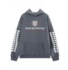 Rhude z kapturem Full Zip Up Hoodies Projektant Kurtka High Street Mash Mashter Lett Hafdery Rhude Loose Terry Sweter dla mężczyzn i 357 71