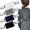 Pins Broches Nieuwe Jurk Cinch Clips Set Elastische Kleding Clip om Jurk Vest Kraag Clips Shirt Clips Terug Cinch voor Vrouwen Kinderen HKD230807