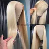 Capless-Perücken aus menschlichem Haar, blond, 613-Spitze-Frontal-Perücke, 13 x 6 HD-Spitze-Front-Echthaar-Perücken, vorgezupfte gerade Echthaar-Perücken für Frauen, 613-Kurz-Bob-Perücke x0802