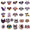 50 datorer Halloween Bat skateboardklistermärken för bilkylskåpshjälm iPad cykeltelefon Motorcykel PS4 Bok PVC Laptop Diy Decals Kids Toys Decor