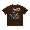 Designer män t-shirt mäns t-shirts mode män rund nack t-shirt hösten casual män kvinnor t skjortor män hip hop kort ärm avslappnad freds kran tryck toppar kläder