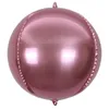 20pcs/Los 10 Zoll 4D -Luftballons Folie Mylar Kugel runde Aluminiumfolie Luftballons Babyparty Geschlecht Enthüllung Hochzeits Geburtstag Verlobungsfeier Party Dekoration Vorräte W0073