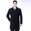 Vestes pour hommes d'âge moyen hommes Trench Coat printemps automne couleur unie haute qualité coupe-vent veste marque vêtements décontractés Q471