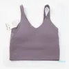 2023-débardeur de soutien-gorge de yoga pour femmes avec coussin de poitrine Gym vêtements de sport pour femmes Sexy et beau dos serré Yoga Fitness Logo débardeur