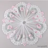 Produits chinois large broderie Tulle fleur maille filet dentelle tissu pour couture robe de mariée pour femmes frange couture