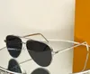 Óculos de Sol Piloto Metal Prateado Cinza Gradiente Masculino Óculos de Sol Verão Gafas de Sol Óculos de Sol Designer Occhiali da sole Óculos de Proteção UV400