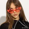 Sunglasses 2023 Spring Sexy Cat's Eye Triangle Vintage Women's Glasses UV400 Street Fashion