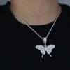 Choker 5A Cubic Zirconia CZ Cute Animal Butterfly Pendant Necklace For Women Men Punks Tyles Long Necklaces Jewelry Wholesale