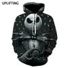 Heren Hoodies Sweatshirts Anime Film Jack en Sally 3D Print Damesmode Nightmare Before Christmas Horror Casual Hoodie 2308076nrjpnz6 2J72