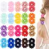 Perle fleurs fille mignon bandes de cheveux enfants cheveux accessoires à la main tissu cheveux corde queue de cheval chapeaux coiffure cadeau