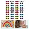 Storage Bottles 40Pcs Resin Flat Backs Charms Sunglasses Cabochons For DIY Craft Jewelry Making Hair Bows Case Decor