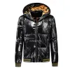 Designer Herren Daunenjacke Winter hochwertige Herren Entendaunen Damenbekleidung schwarz Marine Jacke Abzeichen mit Chip M-XXXL