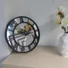 Relógios de parede Relógio criativo Decoração para casa Espelho de metal Design moderno Mecanismo de sala de estar para Reloj De Pared