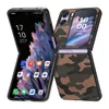 N2 Flip Camouflage Muster Design Klappschale für OPPO Find N2 Flip Anti-Rutsch-Streifen Handyhülle