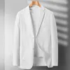 Men's Suits Arrival Fashion Linen Casual SYoung And Middle-aged Small Suit Top Summer Thin Coat Spring Size M L XL 2XL 3XL