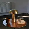 Mushroom Lamp LED Table Lamps Touch Dimming Rechargeable Restaurant Hotel Bar Bedside Decor Dimmable Bedroom Desk Night Lights HKD230807