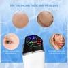 Masseur de visage EMS Microcurrent LED Dispositif de beauté anti-rides Pulse Lifting du cou Resserrement Minceur Double Menton Œdème Remover 230804