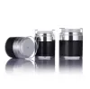 wholesale 15 30 50g Black Pearl White Acrylic Airless Jars Bottles Round Cosmetic Cream Jar Pump Cosmetics Packaging Bottle RRF11117 LL