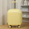 Valises 18 pouces à roulettes pour filles, bagages de voyage mignons, petite cabine roulante, chariot pour femmes et enfants