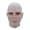Masques de fête Le Seigneur des Ténèbres Voldemort Masque Casque Cosplay Masque Patron Latex Horrible Effrayant Masques Terrorisateur Halloween Masque Costume Prop J230807