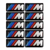 100 stks Tec Sport Wiel Badge 3D Embleem Sticker Decals Logo Voor bmw M Serie M1 M3 M5 M6 X1 x3 X5 X6 E34 E36 E6 auto styling sticker2536