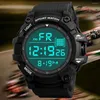 Wristwatches Fashion Digital Watches Luminous Square Clock Silicone Strap High Quality Waterproof Outdoor Dial Relogio Masculino