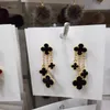 Luxus Designer Buchstaben Stud Clip Einfache Retro Überzogene Geometrische Berühmte Frauen Quaste Kristall Strass Perle Ohrring Hochzeit Party Schmuck