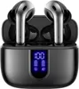 Cuffie Bluetooth 5.3 True Wireless Earbuds Riproduzione 60H LED Power Display Auricolari con custodia di ricarica wireless Auricolari in-ear impermeabili IPX5 con microfono