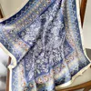 Scarves Silk Square Scarf Women Print Horse Neck Tie Female Satin Shawl Warp Headkerchief Hair Band Bag Foulard Bandana 2023