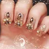 False Nails 24Pcs Women Bride Use Shiny Finger Decoration For Performance Wedding Engagement