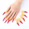 Party Dekoration 10PC Halloween Finger Cosplay Horror Hexe Nagel Set Scarry Gefälschte Hände Kostüm Geist Klaue Requisiten