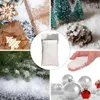 Décorations De Noël Faux Décor De Neige Magique Instant Moelleux Faux Pour Super Absorbant Articles De Fête Artisanat