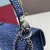 Designer Women's Designer Chain Bag Luxury Mini Shoulder Bag Leather Full Diamond Bag Handbag Fashion Crossbody bag Camera bag Everything stylish