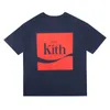 Designer Kith x Ksubi Lettera Tee Cotone lavato Crop Streetwear T-shirt di qualità magliette grafiche per uomo Abbigliamento uomo vintage oversize a140