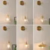 Wandlampen Moderne LED Lamp Glazen Bol Badkamer Nachtkastje Blaker Voor Trappen Woonkamer Ronde Spiegel Lichtpunt Abajur