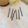 100pcs Preto Meninas Word clip Hairpin clipe de onda coreano pequeno clipe preto cocar clipe de aço clipe lateral acessórios de cabelo presente