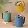 Mugs Teacup With Handle Sealed Leak-proof Wholesale Outdoor Drinkware Juice Milk Cup Drinking Mug For Home Office Simple