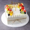 Stampi da forno 1pc Torte di compleanno Modello Simulazione Mousse di frutta Vetrina Campioni Decorazioni artificiali per torte finte