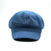 Berretto per il tempo libero Cappello ottagonale da donna Berretto in denim Berretto da cowboy ragazzo Gatsby Baker ed Cappelli da guida 230807