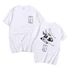 メンズTシャツ日本のアニメチェーンソーマンHayakawa Devil Kon Print Tシャツ男性ソフトコットンTシャツMen Manga Tシャツストリート230804