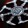 Pendant Necklaces BEIER 2023 Fashion Stainless Steel Viking Norse Mythology Kolovrat Necklace Slavic Pagan Symbol Of Sun Jewelry